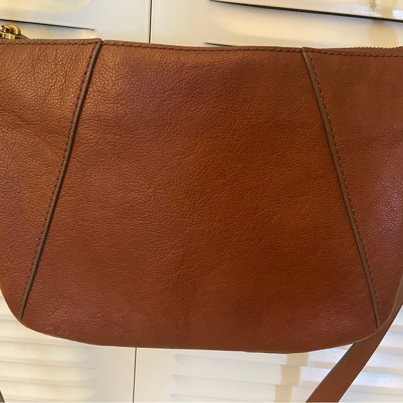 Fossil Jolie Brown Leather Crossbody Bag - Picture 3 of 10